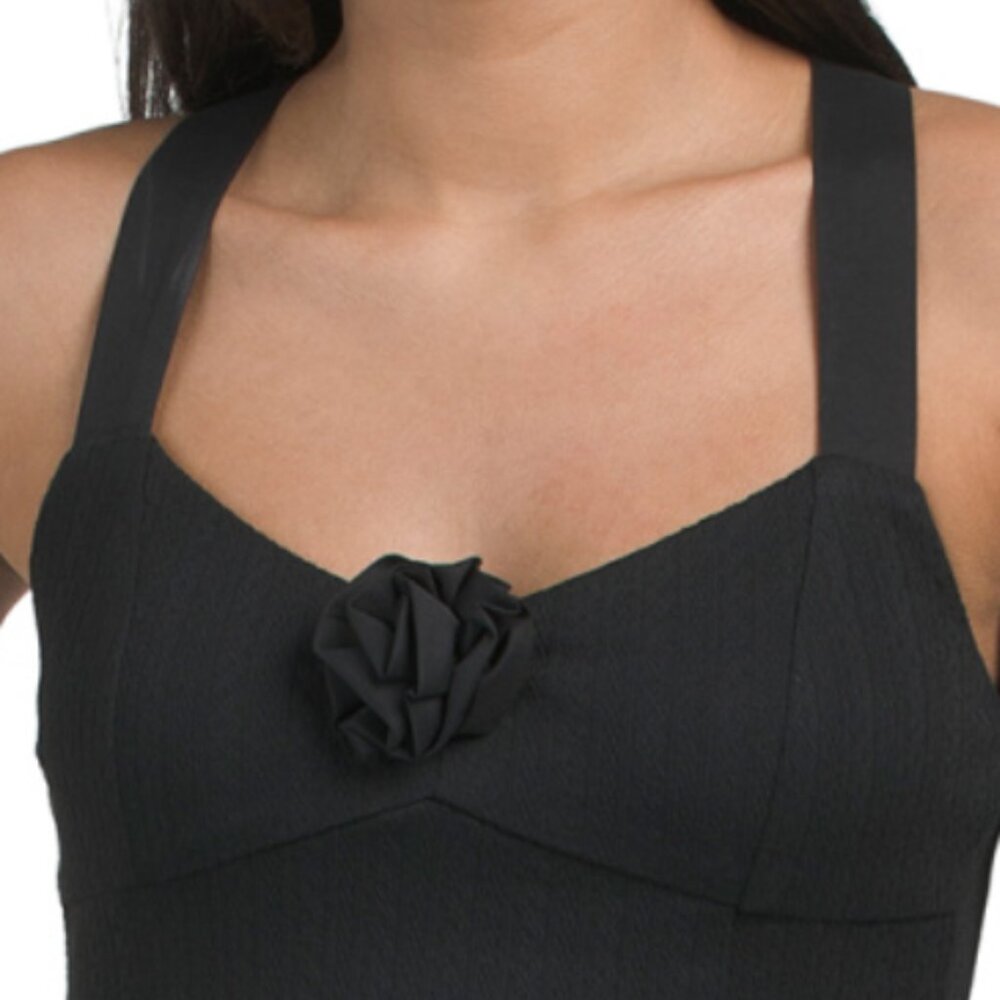 AVEC LES FILLES Drop Waist Bubble Mini Dress - Picture 3 of 6